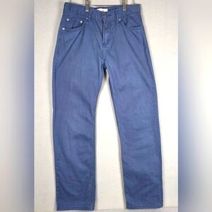Levi’s‎ 514 Chino Casual Pants Mens Straight Leg Blue Size 20-30x30
